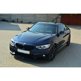 Накладка сплиттер на передний бампер на BMW 4 F32 M-Pack